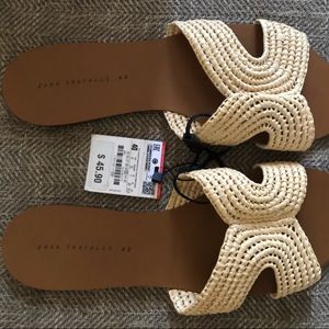 Zara boho sandals NWT